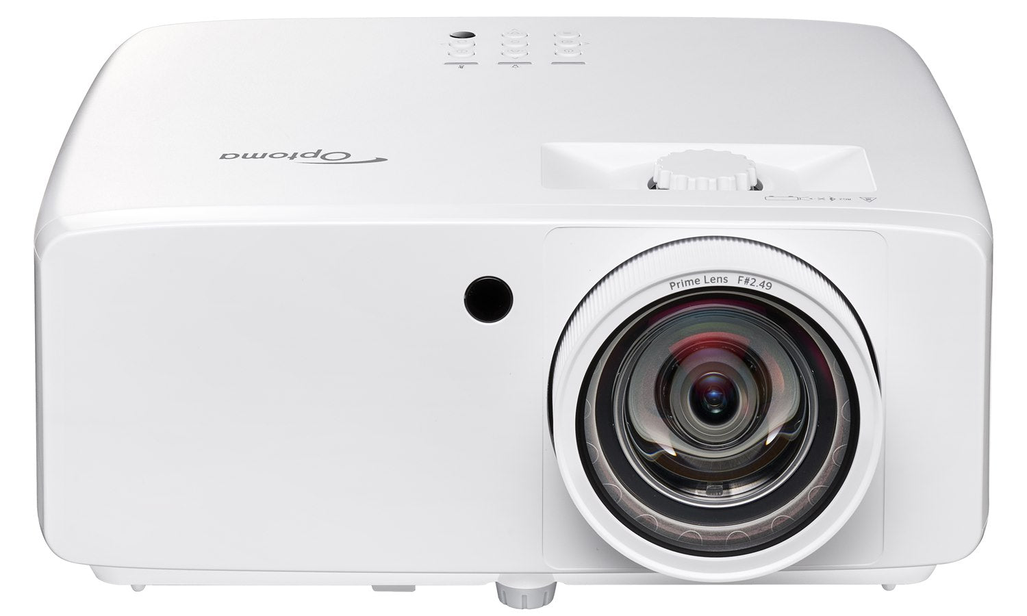 Optoma ZH451ST-projektor + GolfBays golvmonterat fodral