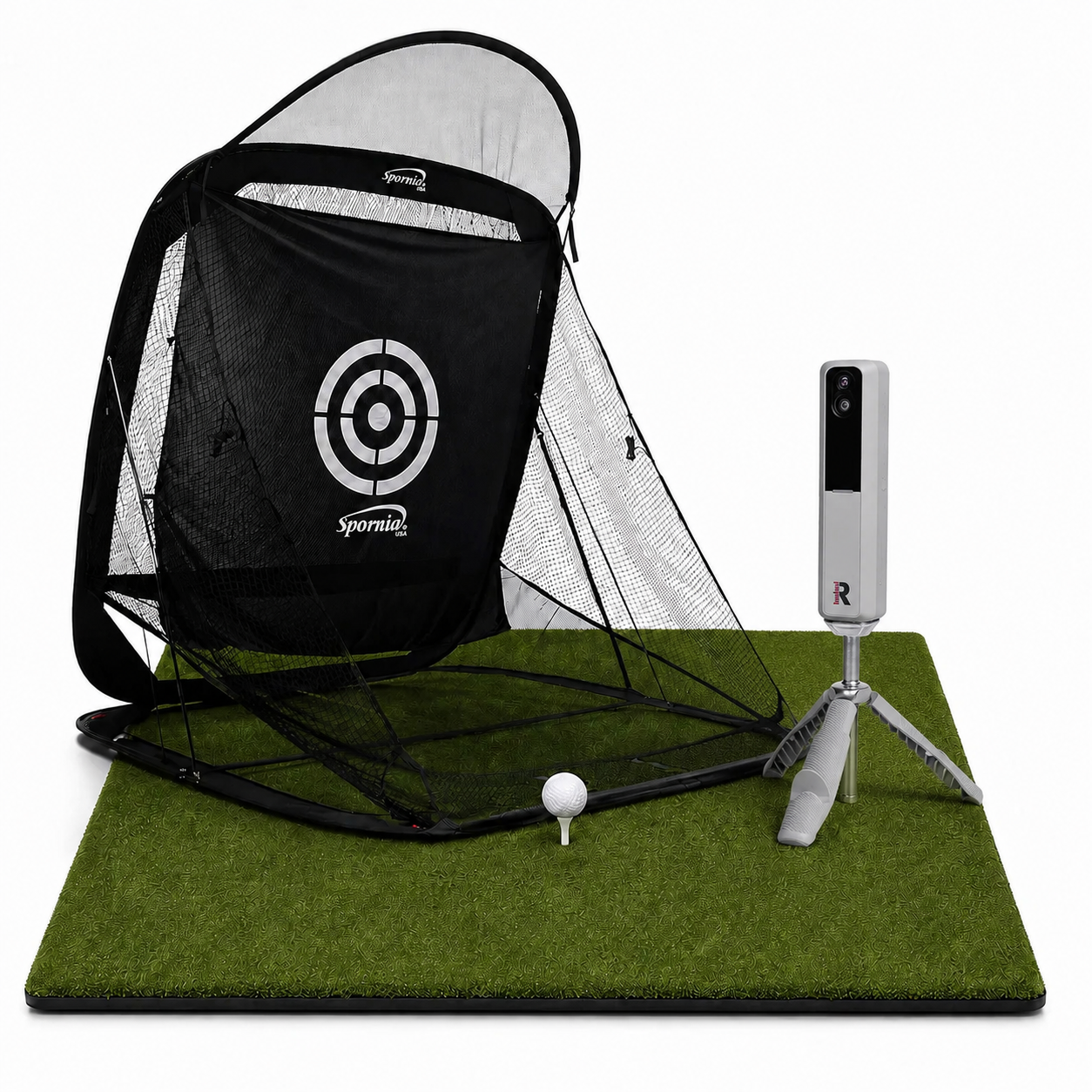 Spornia SPG-7 Golfövningsnät Rapsodo MLM2 Pro-paket