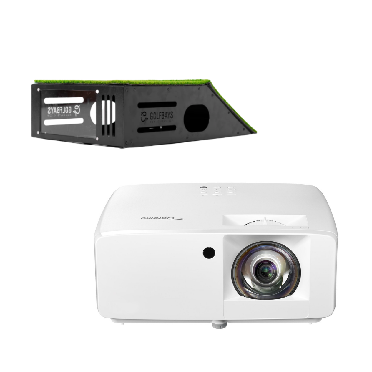 Optoma ZK431ST 4K-laserprojektor + golvmonterat fodral