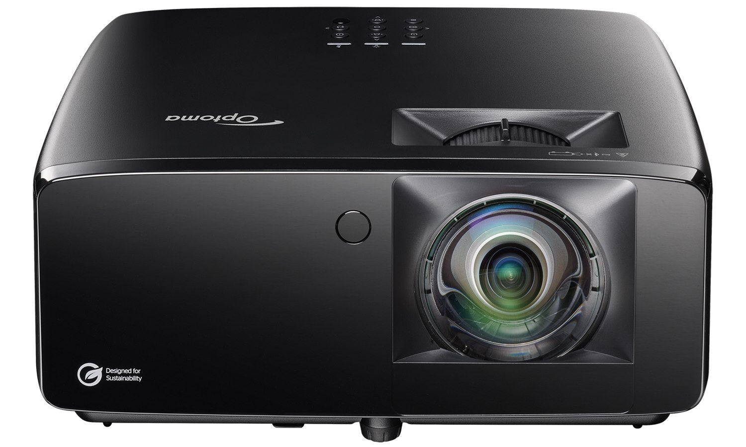 Optoma UHZ36STe 4K UHD golfsimulatorprojektor + golvmonteringskåpa
